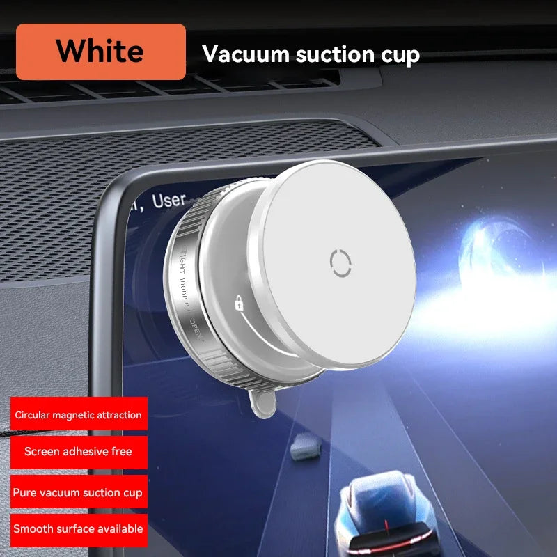 Vacuum Magnet Car Bracket Upgraded Version Multi-angles Adjustment Strong Magnetic Suck Foldable Car Navigation Phone Holder